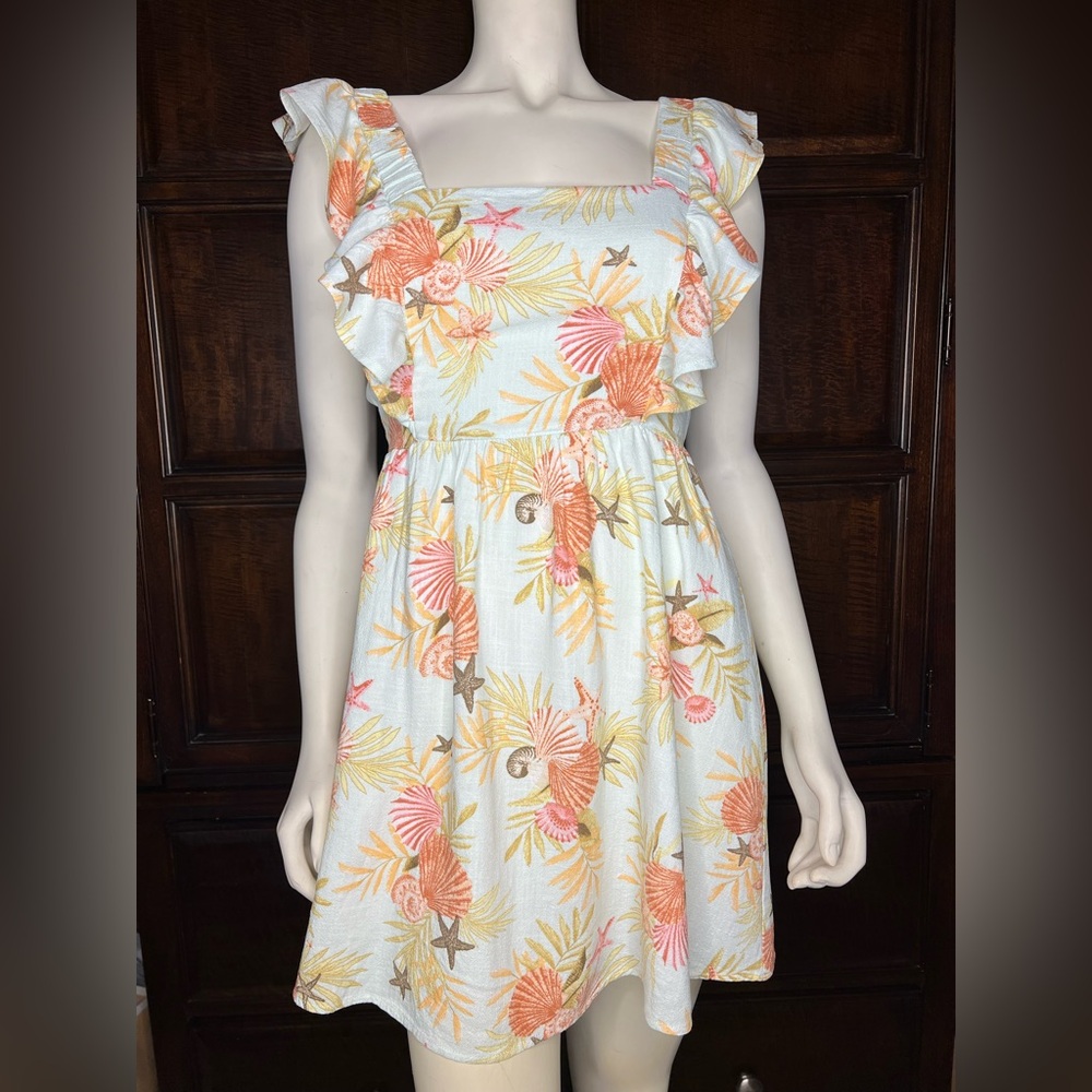 Floral Ruffle Summer Dress